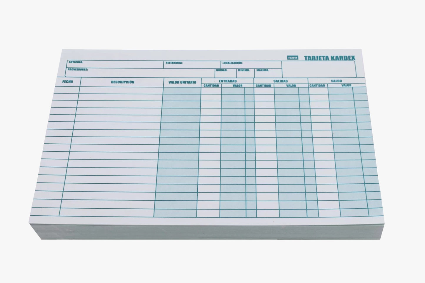 Tarjeta Kardex de Control de Inventario