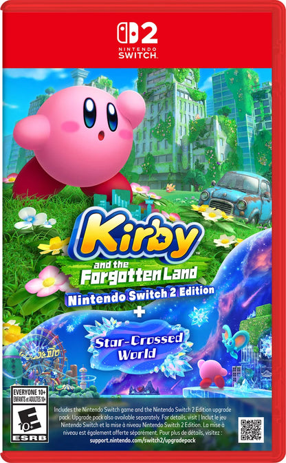Kirby and the Forgotten Land + Star-Crossed World – Nintendo Switch 2 (Juego Físico)