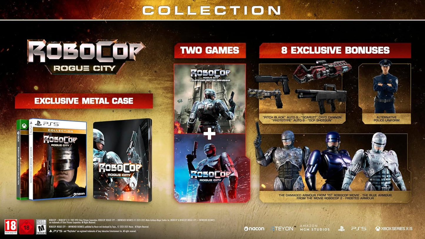 RoboCop: Rogue City Collection – Juego Físico para PlayStation 5 (PS5)