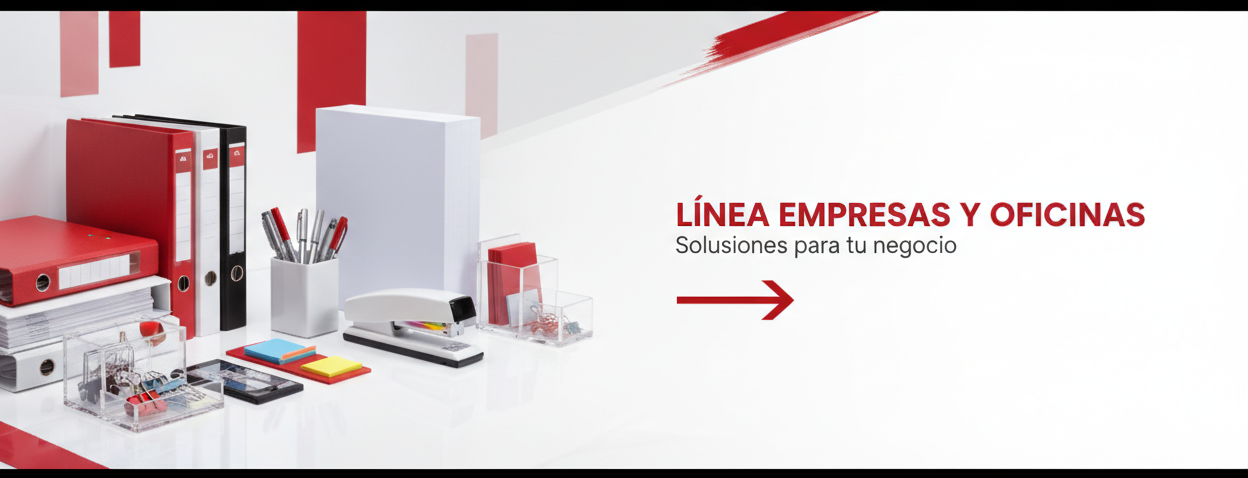 Banner Línea Empresas - Papelería Lulú