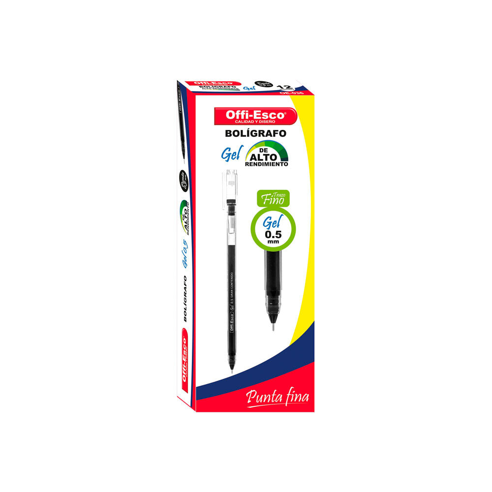 Bolígrafo Gel 0.5 mm OE-036 - Offi-Esco